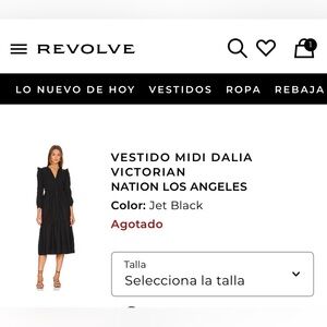 Dress MIDI DALIA
VICTORIAN
NATION LOS ANGELES
 100 % Pima Cotton